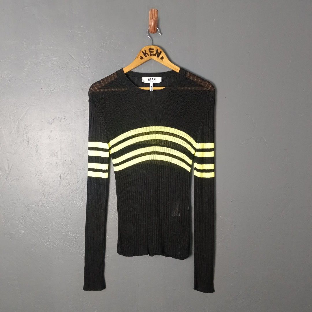Women's - MSGM (Category: Coats, Jackets and Outerwear) located in Bacolod City. Submitted by drop.ph (Listing ID 1462824525, Image 2). Description: MSGM - Mesh Knit Long Sleeve Authentic *Size S *Stretchable up to 17-Width, 24.5-Length *Excellent *No Flaws *Price: 1,000php *Add SF if outside Bacolod City .