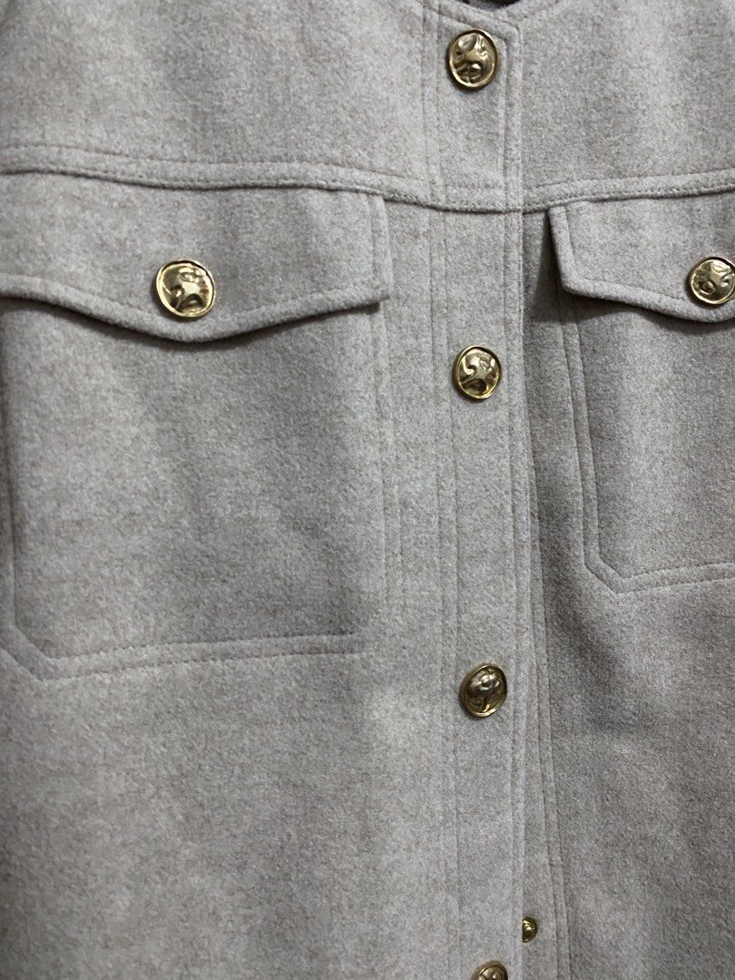 Woolen Double-Pocket Jacket 🧥🤎 (Category: Coats, Jackets and Outerwear) located in Tanza. Submitted by vhies_closet24 (Listing ID 1462730786, Image 2). Description: Woolen Double-Pocket Jacket 🧥🤎 • Brand new, never used • Impulse buy — just been sitting in my closet • Decluttering.