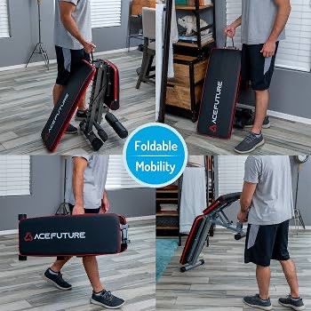 Workout Bench - Adjustable, Foldable (Category: Cardio & Fitness Machines) located in Singapore. Submitted by tenshiko87 (Listing ID 1462726321, Image 2). Description: *** Self collection at Cantonment Close Weight Bench Adjustable, Foldable Workout Benches for Home Gym Strength Training, Incline Decline Exercise Bench with Fitness Gloves and Lumbar Pad, 500 lbs Capacity • Easy Assemble - Work out bench is almost fully assembled, you only need to