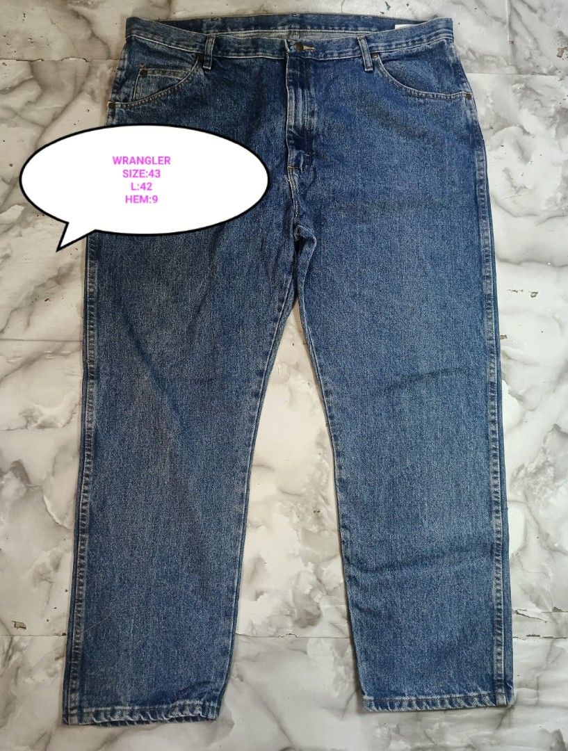 WRANGLER JEANS MEN 43 (Category: Jeans) located in Quezon City. Submitted by ahyaladyblue (Listing ID 1462778443, Image 1). Description: .