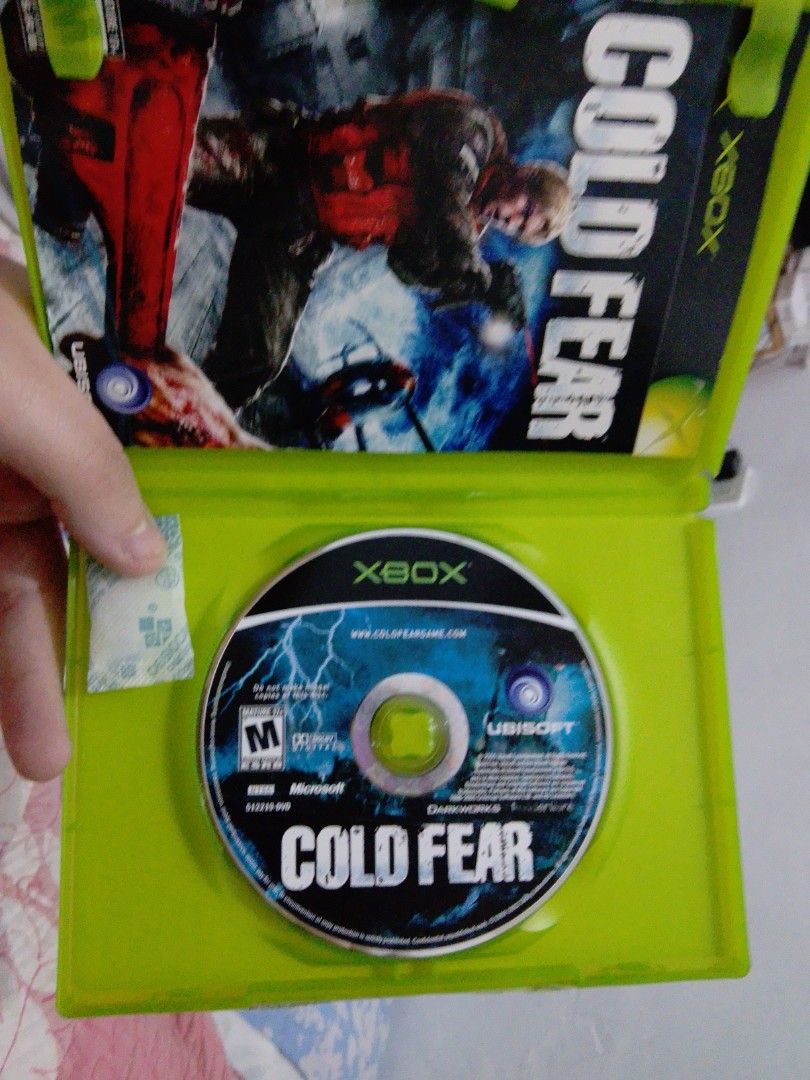 Xbox Cold Fear Game Disc and Case (Category: Xbox) located in Caloocan City. Submitted by grannysgames (Listing ID 1462757468, Image 2). Description: - Xbox Game: Cold Fear - Includes original case and disc - Rated M for Mature - Published by Ubisoft, Developed by DarkWorks - Great action game for your collection.