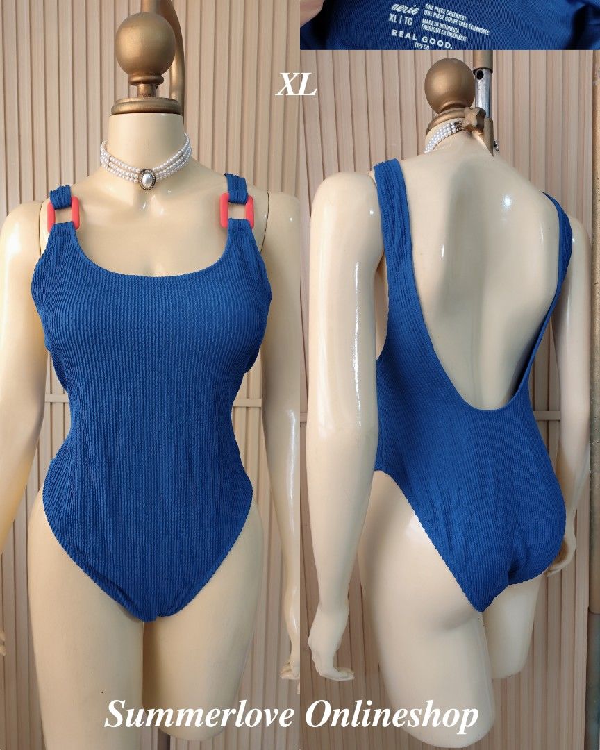 (XL) Aerie Plus Size Swimsuit (Category: Bikinis & Swimsuits) located in Paranaque City. Submitted by tanz2014 (Listing ID 1462708706, Image 1). Description: 🥀𝐏𝐋𝐔𝐒 𝐒𝐈𝐙𝐄 𝐒𝐖𝐈𝐌𝐖𝐄𝐀𝐑🥀 🌻Like New🌻 🌼Brand: AERIE ➡️Nonpad 🌸Size: XL 💸Mine: P350 🔺All Items are PRELOVED in good condition. 🔺Please do manage your expectations. 🔺WASH before USE‼️ 🔺BUY at your own RISK‼️ ❌NO RETURN, NO EXCHANGE POLICY❌ 🚫BOGUS BUYER/JOY RESERVER will b