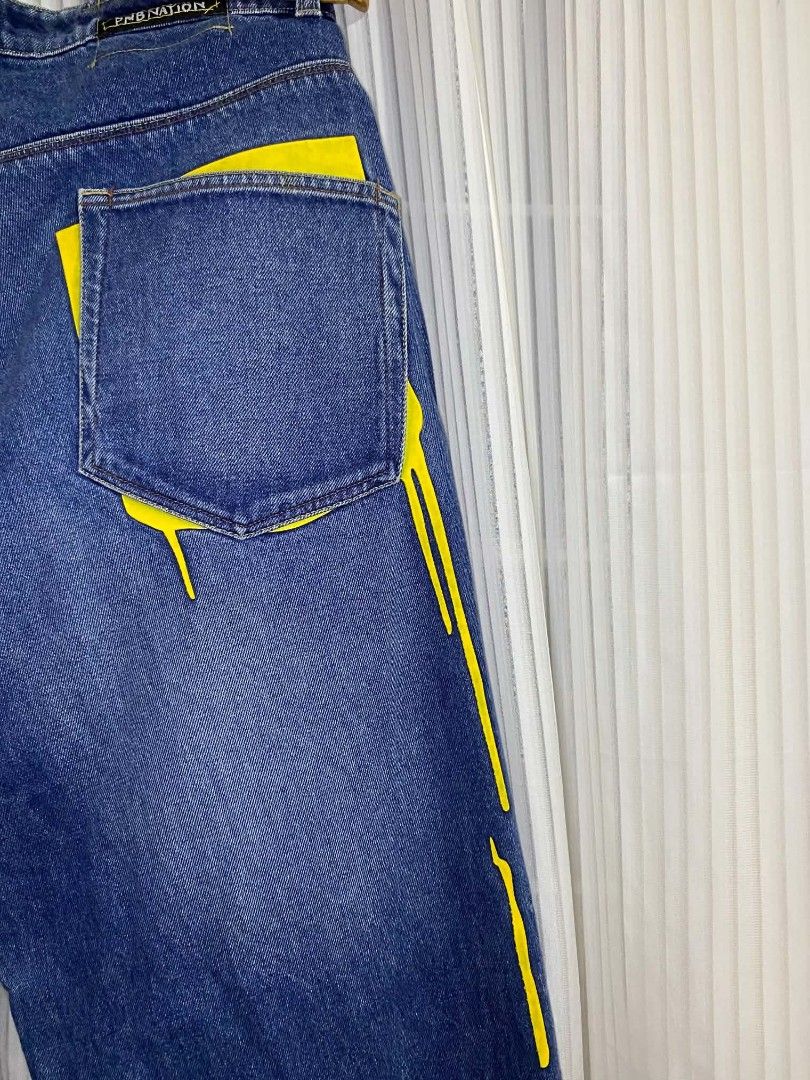 Y2k Pnb Nationa baggy pants (Category: Jeans) located in Tarlac. Submitted by dinnuh4e (Listing ID 1462875179, Image 3). Description: Pnb Nation Waist 34 Length 43 Thigh 14.5 Lo 9 .