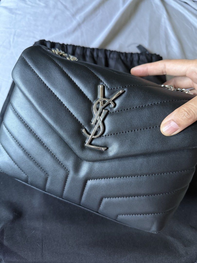 Yves Saint Laurent GWP Black Leather Shoulder Bag (Category: Luxury Bags & Wallets) located in Caloocan City. Submitted by xdgalejand84900 (Listing ID 1458788310, Image 3). Description: - Authentic GWP Saint Laurent bag - Color: Black - Material: Quilted leather - Hardware: Silver - Includes: Dust bag only, no boxes - Versatile: Ideal for nights out or everyday use.
