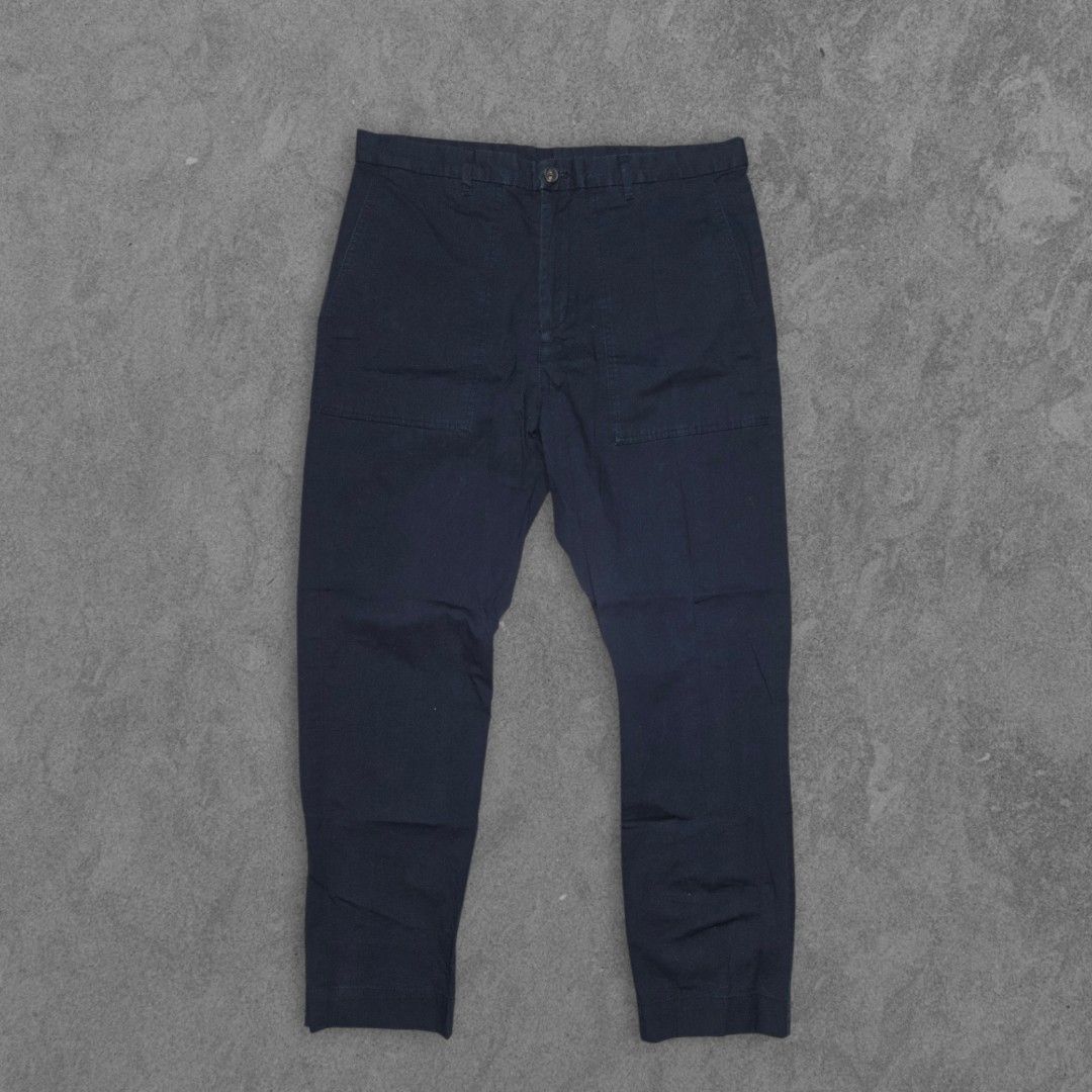 ZARA MAN RIPSTOP UTILITY PANTS NAVY BLUE (Category: Chinos) located in Tagbilaran City. Submitted by g.itw (Listing ID 1462847554, Image 2). Description: ZARA MAN RIPSTOP UTILITY PANTS NAVY BLUE LIKE NEW 34 ON TAG 34x40 NO ISSUES 950+SF.
