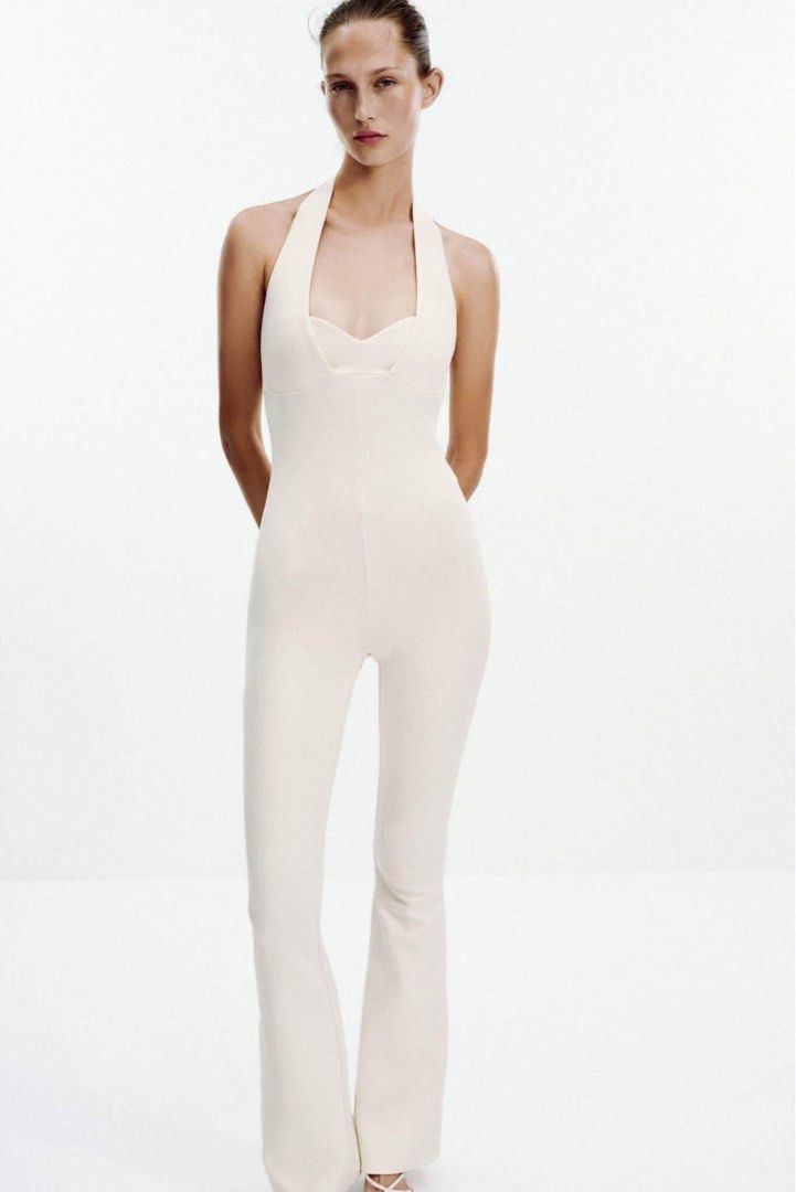 Zara Sweetheart Jumpsuit (Category: Sets or Coordinates) located in Binan City. Submitted by kelly529 (Listing ID 1462717474, Image 2). Description: Brand new without tags.