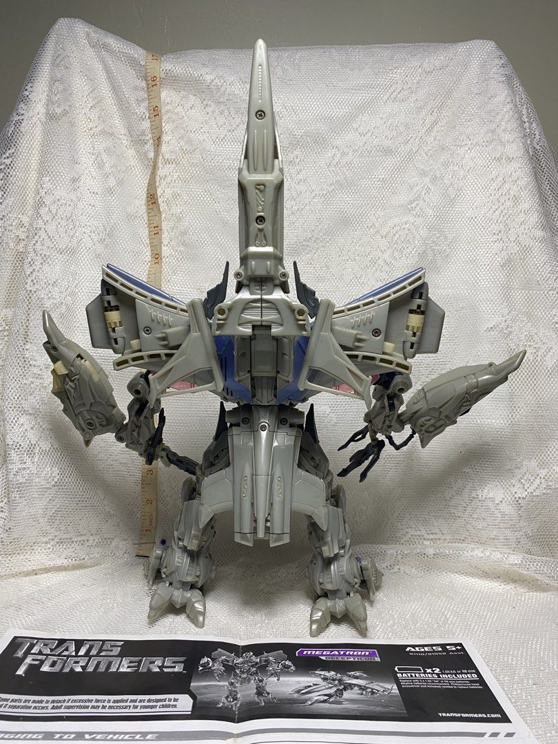 10 inch Megatron (Category: Figurines & Statues) located in Angeles City. Submitted by noagrace (Listing ID 1459235345, Image 3). Description: 2007 Transformers Movie Leader Class Megatron by Hasbro.Figure Megatron from the first live-action Transformers film. standing approximately 10 inches tall in robot mode. P2500.