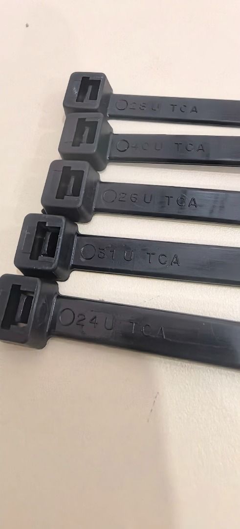 12" CABLE TIE - T120I (Category: Other Accessories) located in Manila. Submitted by instrufitenterprise (Listing ID 1459096136, Image 3). Description: Article No.: 111-12217 T120I Qty: 100 per pack Col: BK Mat: PA66HIRUV Dimension1: .30" 7.6mm Dimension2: 11.8" 300mm.