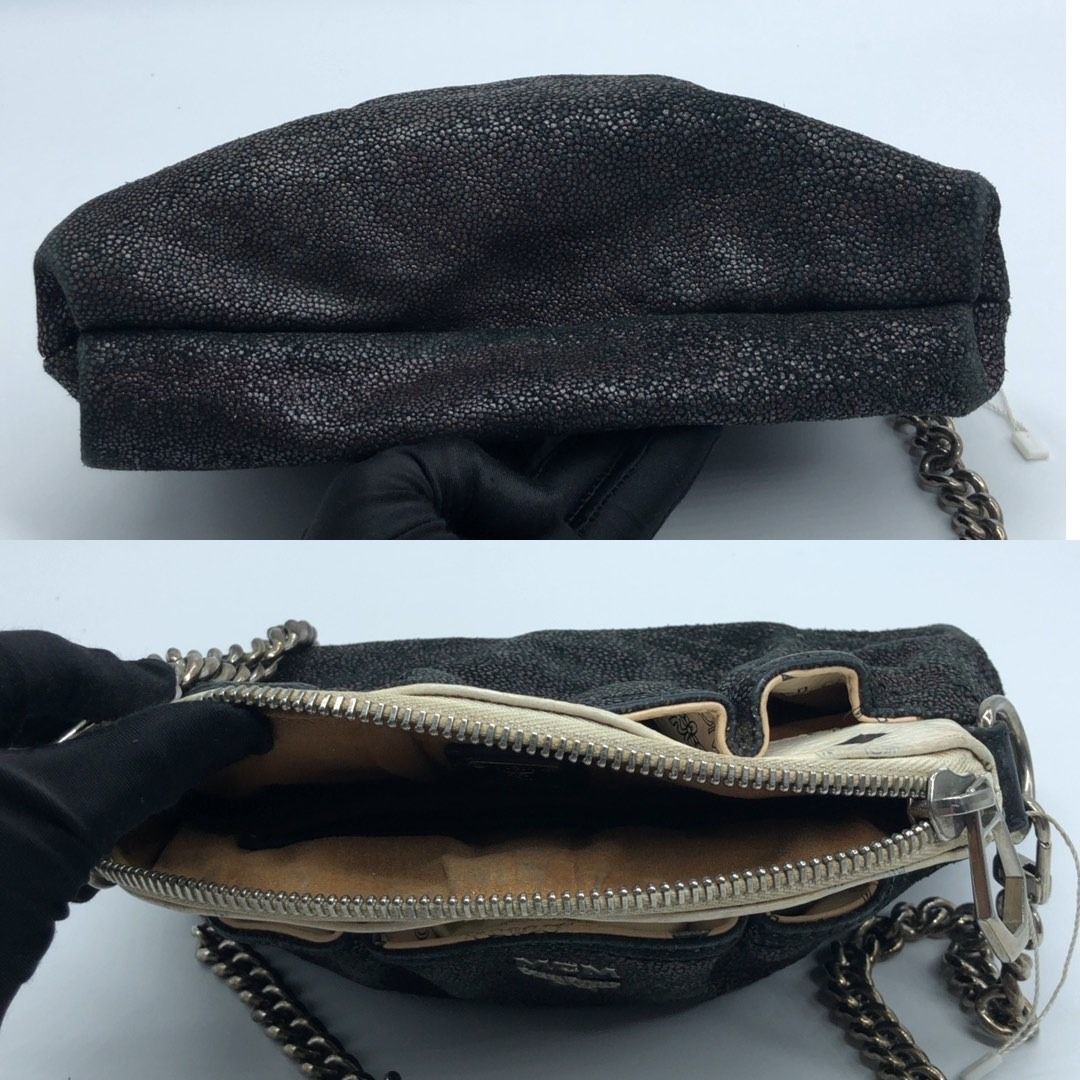 267008610 MCM BAG MCM BAG CHAIN SHOULDER BAG (Category: Luxury Bags & Wallets) located in Taguig. Submitted by ecoring.ph (Listing ID 1459181521, Image 3). Description: ◆CONDITION: BC ◆DESCRIPTIONS: (Other defects/info:) OUTER: The body of the bag is scratched, scuffed, stained, dirty, wrinkled, deformed, has mold stains, is slightly discolored, recolored and shows signs of use. The bottom and bottom corners of the bag are scratched, scuffed, sta