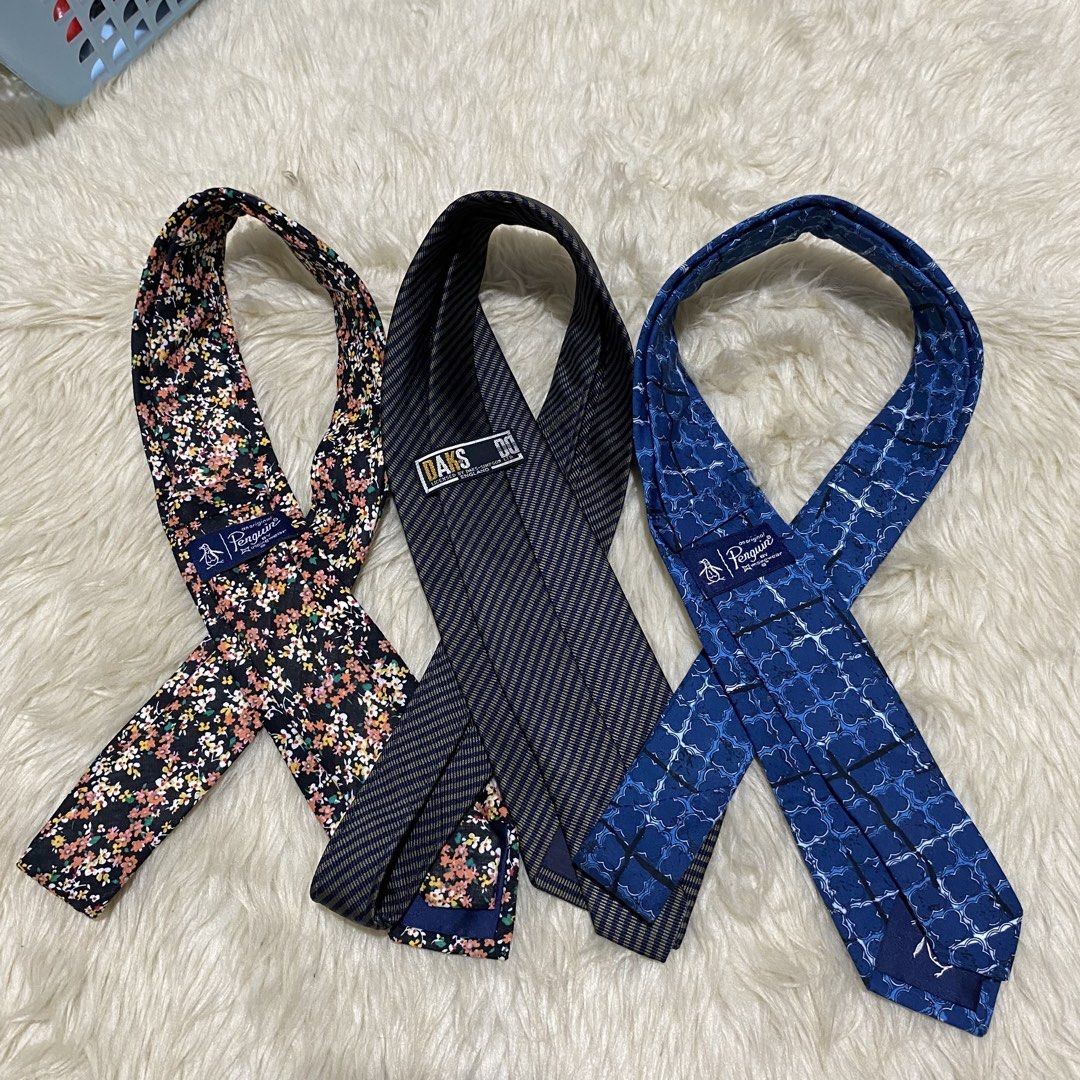 2 Penguin and 1 DAKS (Category: Ties) located in Caloocan City. Submitted by discusonlineshop (Listing ID 1459122738, Image 2). Description: 2 for 500.