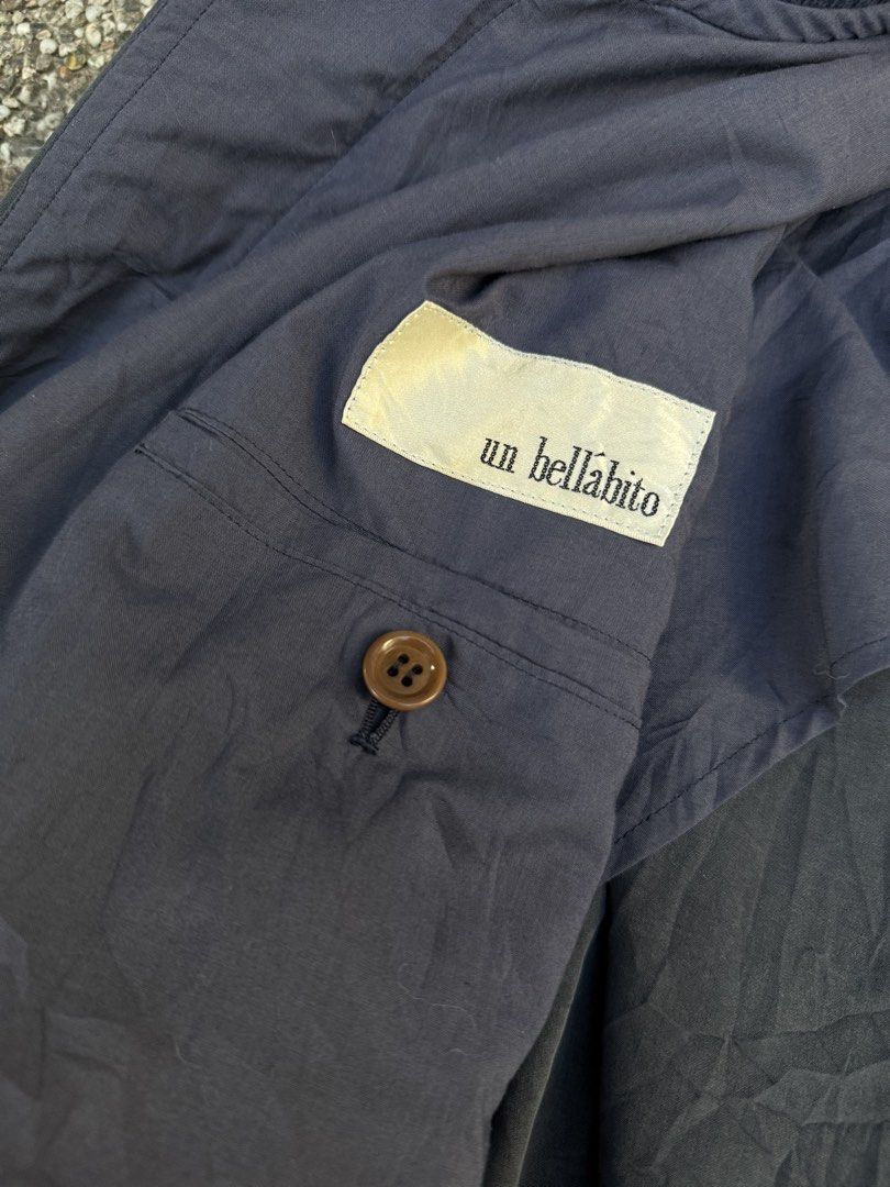 90's Un Bellabito Italian Structured Bomber (Category: Coats, Jackets and Outerwear) located in Quezon City. Submitted by though.bare (Listing ID 1459216062, Image 3). Description: Fits M up to L for Men In worn & aged condition. Shoulders are padded Width : 24.5" Length : 25" Sleeve : 29.5" (Neck to cuff) Shoulder : N/A No when-worns. Listings not marked sold/reserved are available. These are preloved/used items, manage expectations. Visit my pr