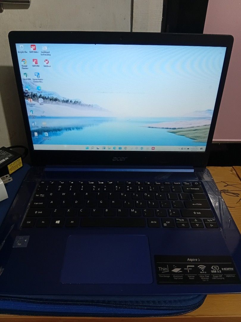 ACER ASPIRE 5 SLIM BLUE Laptop (Category: Laptops & Notebooks) located in Manila. Submitted by pc_melodypearl (Listing ID 1459207901, Image 2). Description: PRICE: ₱10,000 (Slightly negotiable for fast pick-up/meet-up) SPECIFICATIONS: Processor: Intel Core i3-1005G1 (10th Generation) RAM: 8GB DDR4 RAM Storage: 128GB High-Speed SSD (Fast boot-up) Display: 14-inch HD Display OS: Windows 11 Pro (Activated) CONDITION & INCLUSIONS: * 100% Good working
