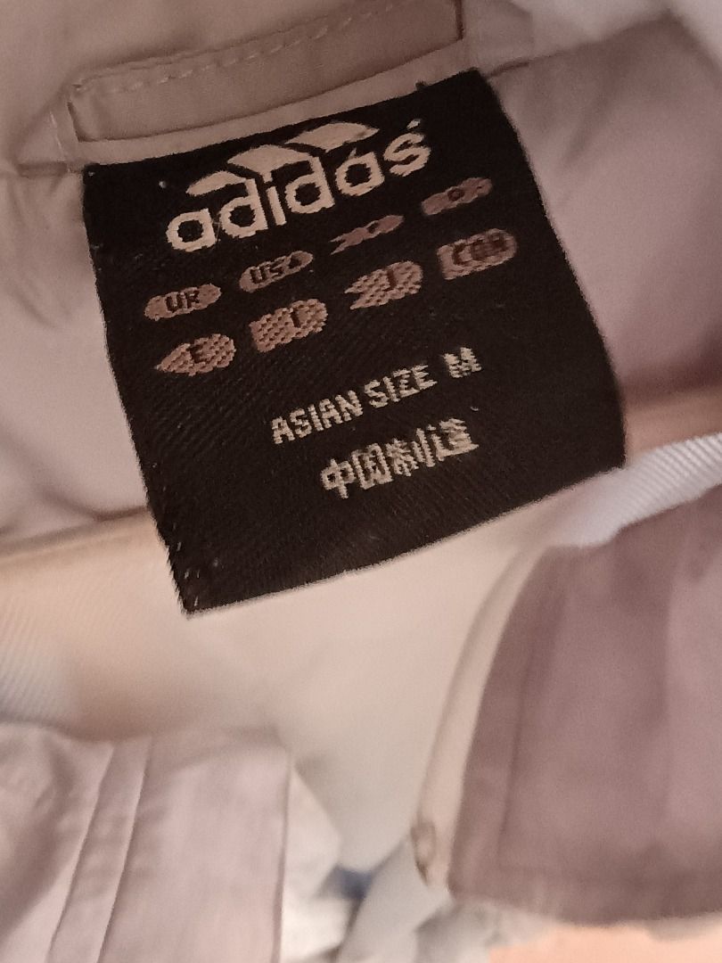 Adidas Track Jacket Windbreaker (Category: Activewear) located in Teresa. Submitted by baratolang234 (Listing ID 1459097031, Image 3). Description: - Adidas track jacket - Original - Iconic three stripes on sleeves - Grey and white colorblocked design - Full zip closure - Windbreaker - Ideal for casual wear or sports may bakbak lang sa zipper but in good condition can fit medium to large body Mit up nearby or Pick up By lalamove.