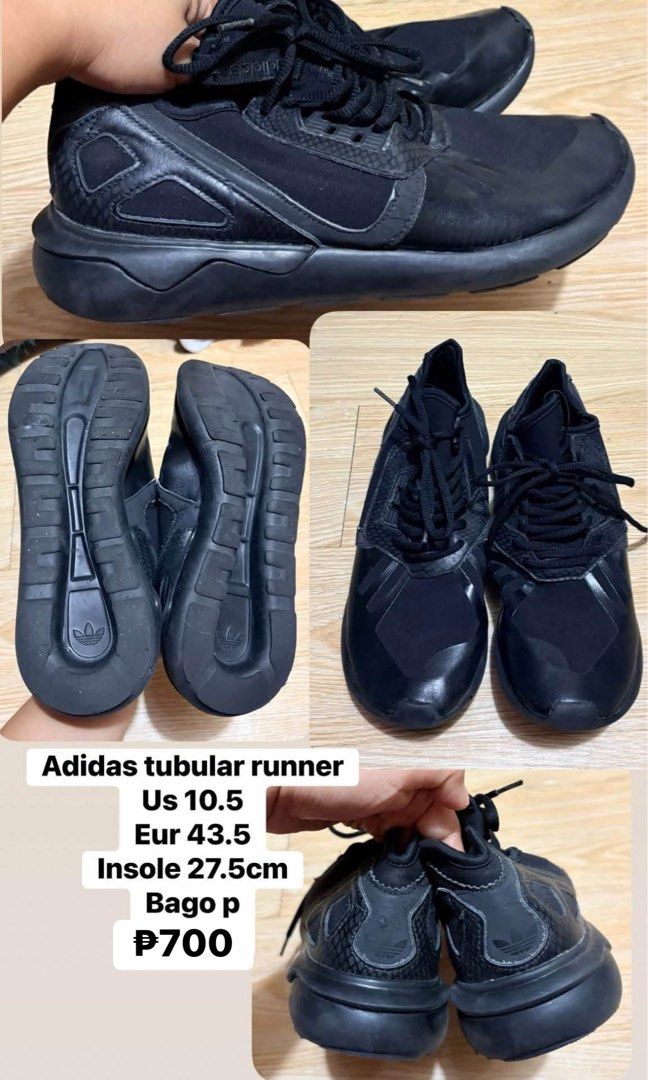 Adidas tubular runner us 10 (Category: Sneakers) located in Koronadal. Submitted by bulilitph_ (Listing ID 1459127212, Image 1). Description: Ukaysource Bago pa minimal sign of usage Us 10.5 Eur 43.5 Insole 27.5cm.