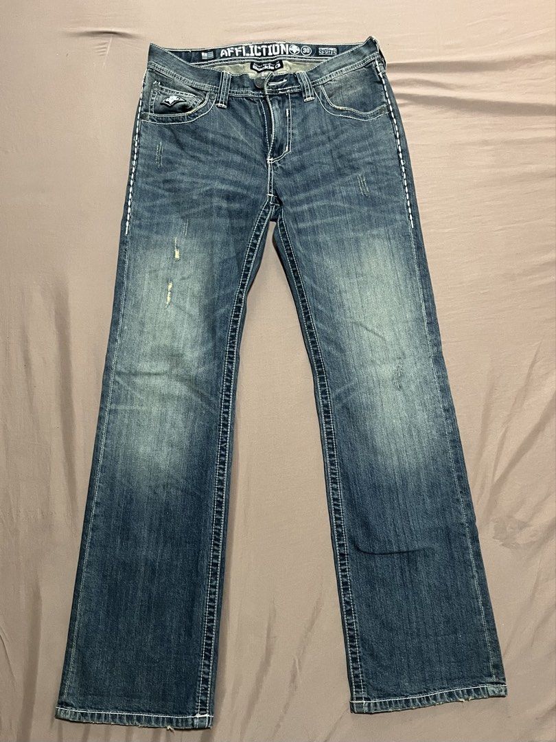 Affliction Boot Cut Flared Pants Jeans Authentic (Category: Jeans) located in Mabalacat. Submitted by xxoxoinalove (Listing ID 1459156142, Image 2). Description: never been used shipping: jnt.