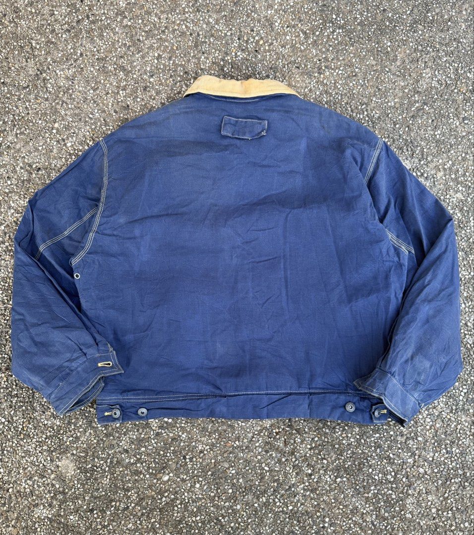 Albemarle 3-pocket Blue Work Jacket (Category: Coats, Jackets and Outerwear) located in Quezon City. Submitted by though.bare (Listing ID 1459217164, Image 2). Description: Fits on M-L for Men In good, worn condition. No major flaws. Fits like a dream Width : 26" Length : 24.5" Sleeve : 23" Shoulder : 22" No when-worns. Listings not marked sold/reserved are available. These are preloved/used items, manage expectations. Visit my profile for more!.