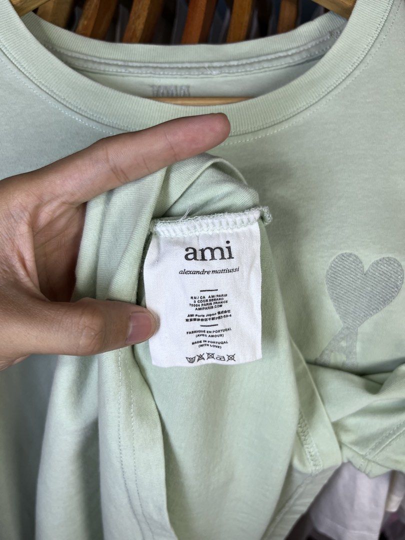 AMI (Category: Tshirts & Polo Shirts ) located in Manila. Submitted by bagayanagi11491 (Listing ID 1459132904, Image 3). Description: Excellent Condition Size: M Dimes: 21x26 Issue: none.