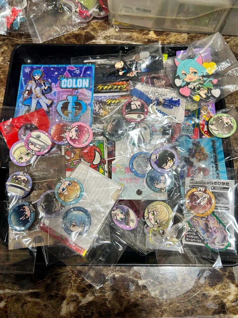 Anime merch and anik bundle (Category: Designer & Blind Box Toys) located in Caloocan City. Submitted by rovynstore30 (Listing ID 1459177467, Image 1). Description: take all 35+ pcs. if gusto ng actual video flexing just pm our fb page Rovyn Store as is, what you see is what you get.
