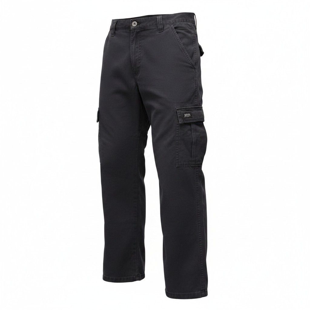 Archival Wrangler Black Utility Cargo Pants (Category: Jeans) located in Sariaya. Submitted by streetarchives (Listing ID 1459166481, Image 1). Description: Archival Wrangler Black Utility Cargo Pants ✨ ️Style 🎨 Skate / Streetwear / Gorpcore / Utility Workwear Waist: 34 Length: 41 Leg Open: 9 Good condition ✅️ Workwear fade / faded part.