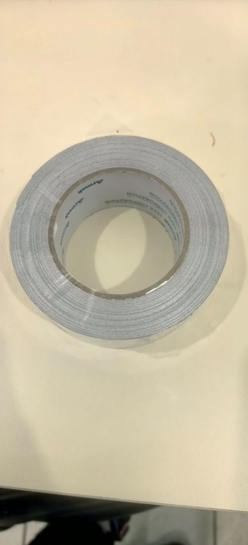 Armak Aluminum Duct Tape Roll (Category: Home Improvement Tools & Accessories) located in Manila. Submitted by instrufitenterprise (Listing ID 1459102507, Image 2). Description: - Heavy-duty aluminum foil tape - Silver color - Strong adhesive backing - Ideal for repairs, sealing, and insulation - Full roll, ready for your project.