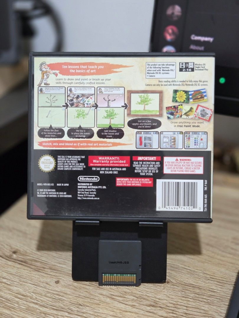 Art Academy DS Game (Category: Nintendo) located in Dagupan City. Submitted by bythemoors (Listing ID 1459155864, Image 2). Description: AUS ver Complete and no issues po.