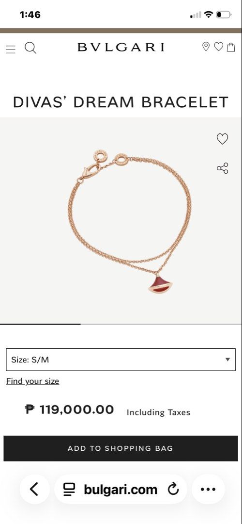 Auth Bvlgari diva dream bracelet carnelian (Category: Bracelets) located in Muntinlupa City. Submitted by shoebizzness (Listing ID 1459138904, Image 1). Description: Guaranteed Auth Complete markings at edge of circle and lobster lock 6 inches Meet up Alabang .