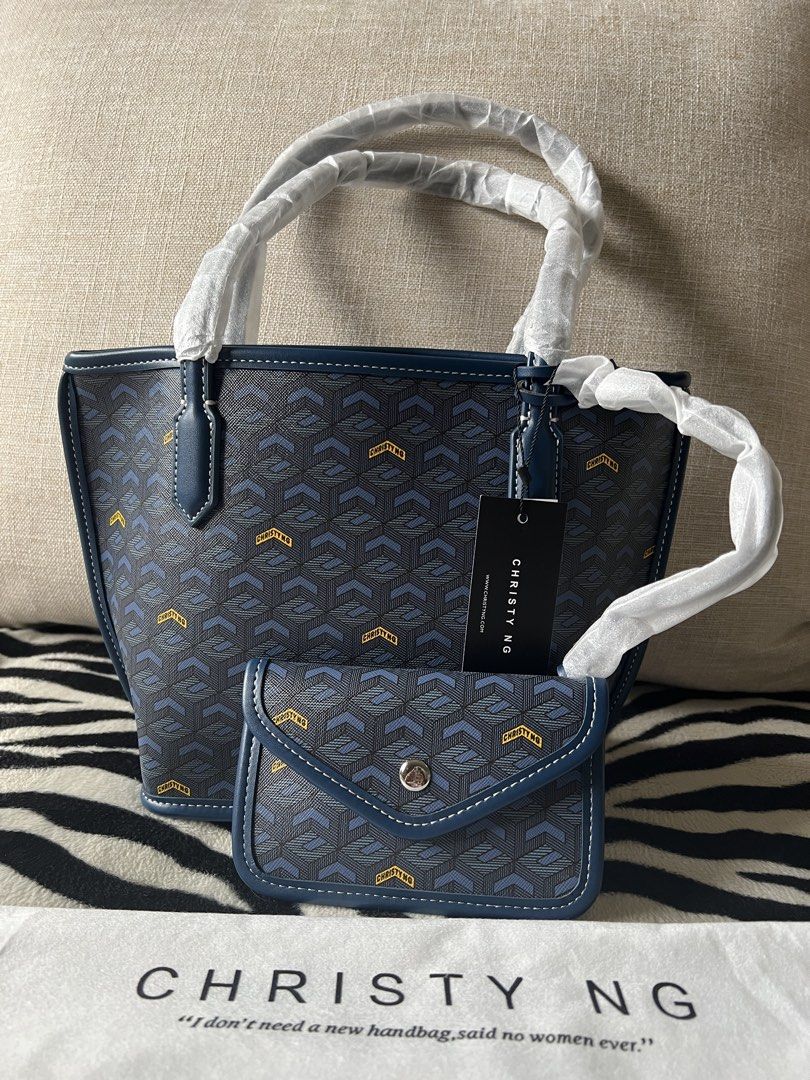 Authentic Christy Ng Mini Russo Prussian Blue (Category: Tote Bags) located in Calamba. Submitted by ellie.112396 (Listing ID 1459190595, Image 2). Description: Never been used. .