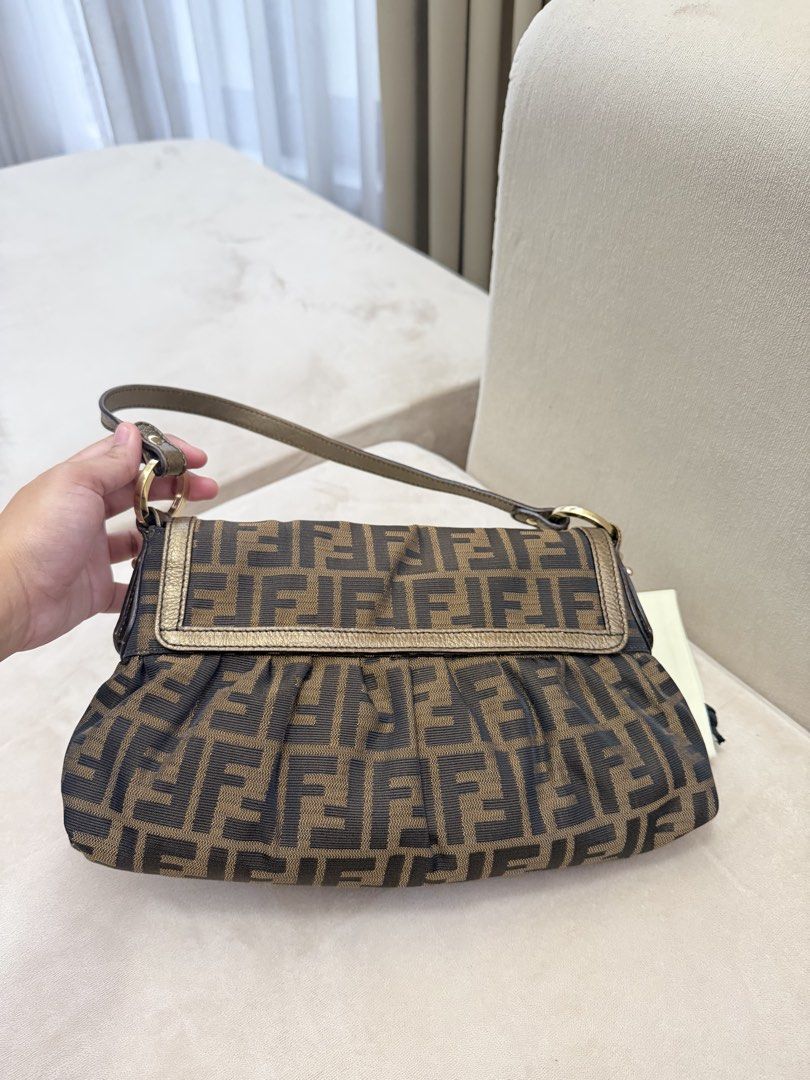 Authentic Fendi Zucca Chef Shoulder Bag (Category: Luxury Bags & Wallets) located in Manila. Submitted by maria_2326 (Listing ID 1459126679, Image 2). Description: Fendi Zucca Chef Shoulder Bag Guarantee Authentic With dust bag only No lowballing Location: Manila/QC.