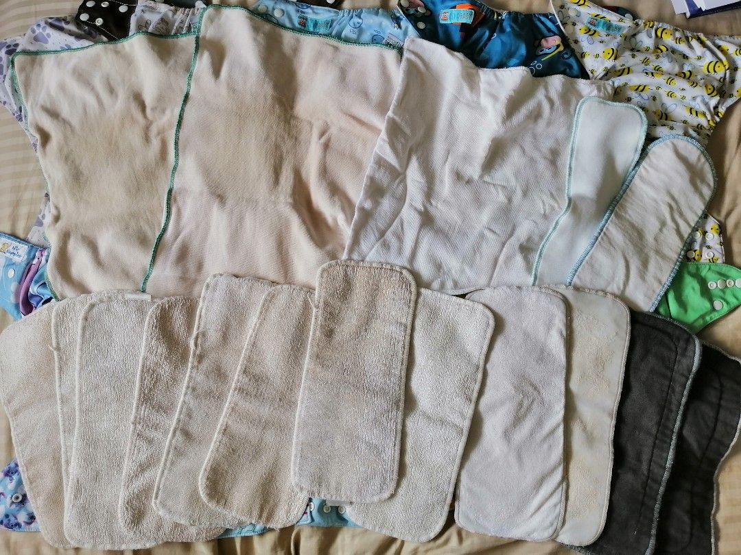 Baby Cloth Diaper Washable Shells and Inserts (Category: Diapers & Baby Wipes) located in Pasay City. Submitted by littlecornershelf (Listing ID 1459095829, Image 2). Description: Preloved Cloth Diaper assorted design Includes: 10 diaper shells 17 inserts, mix of bamboo, cotton and microfiber inserts FOR TAKE ALL Ships via J&T from Cebu City.