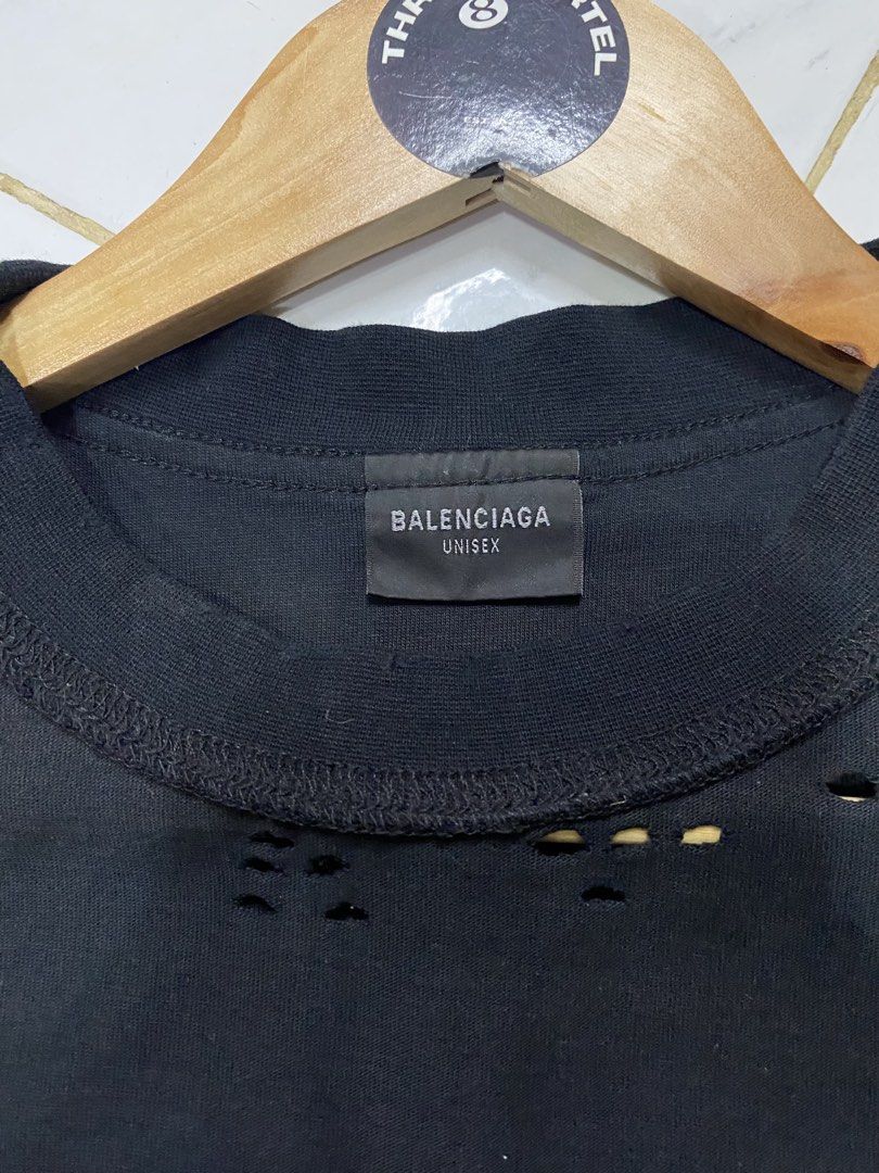BALENCIAGA AI GENERATED (Category: Luxury Apparel) located in Rizal. Submitted by thrift.cartel (Listing ID 1459131446, Image 3). Description: RARE BALENCIAGA DISTRESS 22x28 .