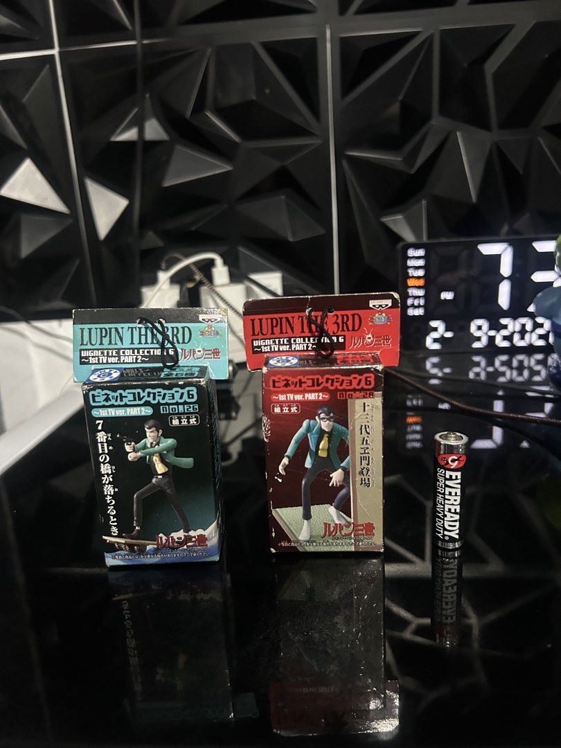 Banpresto Lupin the Third Vignette Collection (Category: Figurines & Statues) located in General Trias. Submitted by aprilocampo0412 (Listing ID 1459200219, Image 1). Description: Banpresto Lupin the Third Vignette Collection Sealed in original packaging 200 each Loc Tanza Cavite.