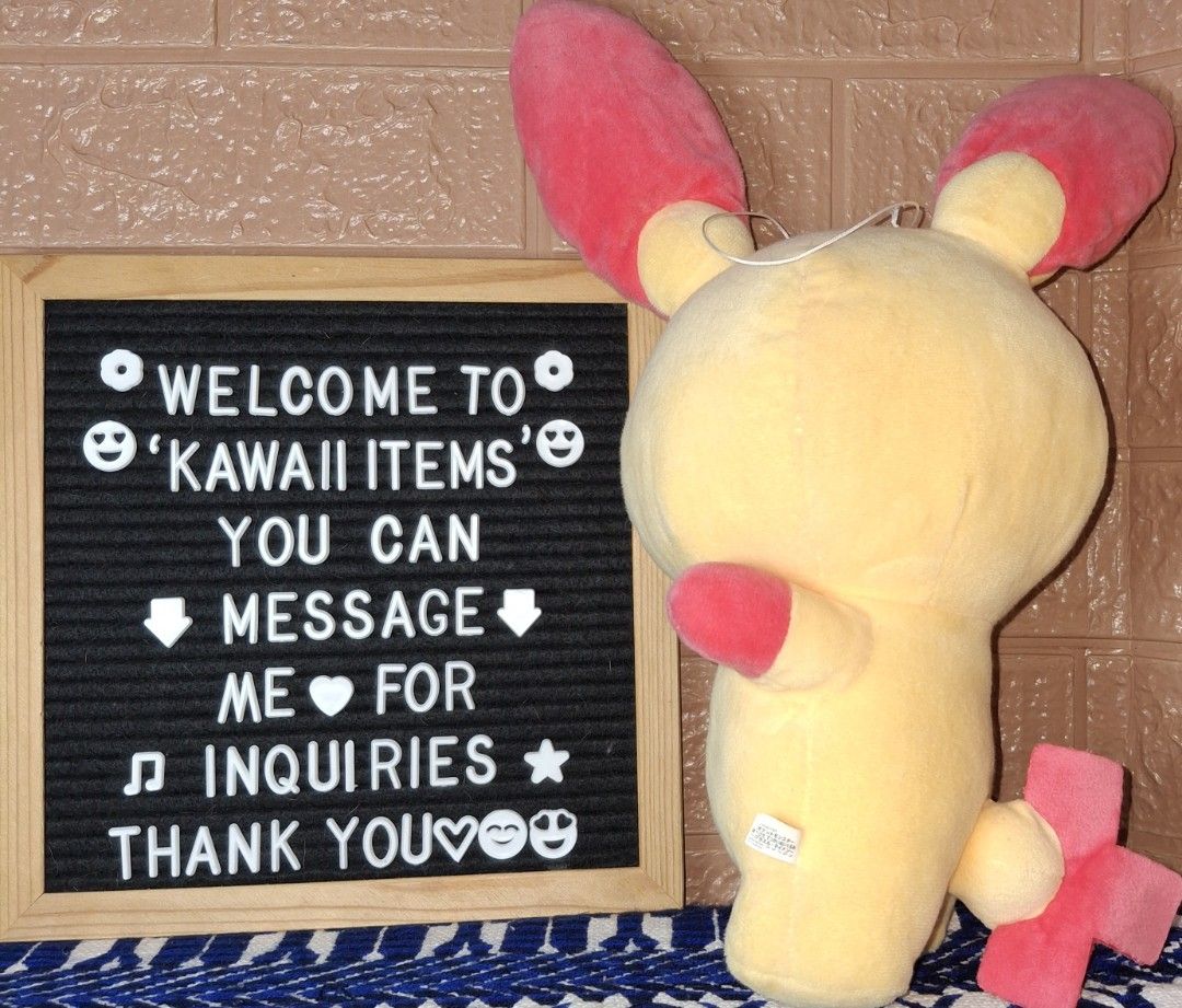 Banpresto Pokemon Plusle Plush Toy (Category: Plushies & Soft Toys) located in Bulacan. Submitted by kawaii_items_stuffed_toys (Listing ID 1459278160, Image 3). Description: Brand new From japan box 4pcs Available (3 SOLD) (LAST ONE) Banpresto Pokemon Plusle Height 15½inches/39cm Just message me if you ever want to see more pictures of the item, I'm more than glad to assist you. 📌Location: San Jose Del Monte Bulacan, Philippines 🛵Shipping: Flas
