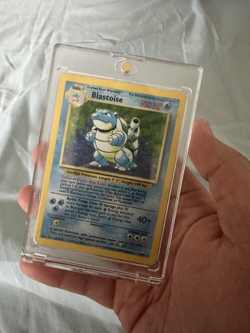 Base Set Blastoise (Category: Raw Singles) located in Las Pinas. Submitted by paellaman (Listing ID 1459178182, Image 1). Description: - Base Set Blastoise Pokemon Card - Shipping from Las Piñas via LBC - Last Price - PM for more pictures.