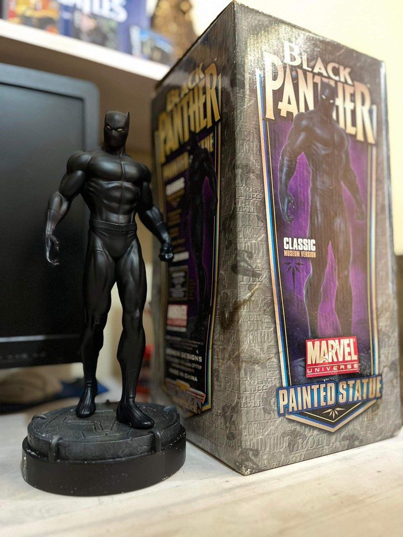 BLACK PANTHER Bowen Designs Statue Marvel (Category: Figurines & Statues) located in Manila. Submitted by whysthisdealer (Listing ID 1459175695, Image 1). Description: Bowen Designs Full Size Statue - Black Panther (Museum Version) 1:6 scale Opened to display only Brand new/mint condition Box not mint PHP 30,000 SM SUCAT MEETUP.