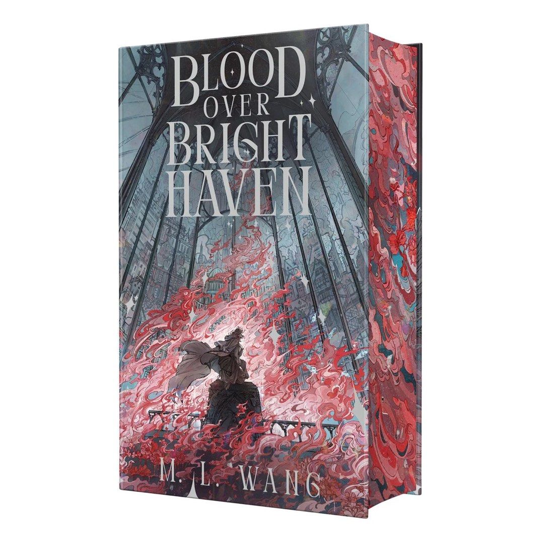 Blood Over Bright Haven (TBB) **PRE-ORDER** (Category: Storybooks) located in Caloocan City. Submitted by kyyyy15 (Listing ID 1459201991, Image 1). Description: Broken Binding edition of Blood Over Bright Haven by M. L. Wang.