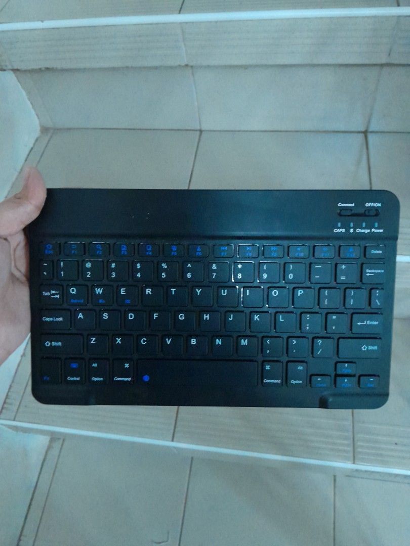 Bluetooth Keyboard (Category: Computer Keyboard) located in Paranaque City. Submitted by Heyhey0125 (Listing ID 1459189609, Image 1). Description: Bluetooth Keyboard Condition: Perfectly working, wala lang cord for charging. Legit seller! Payment first thru GCASH before shipping Lalamove and LBC po ang shipping! Kung lalamove, pwedeng kayo nalang po ang mag-book. I don't transact outside this app. .