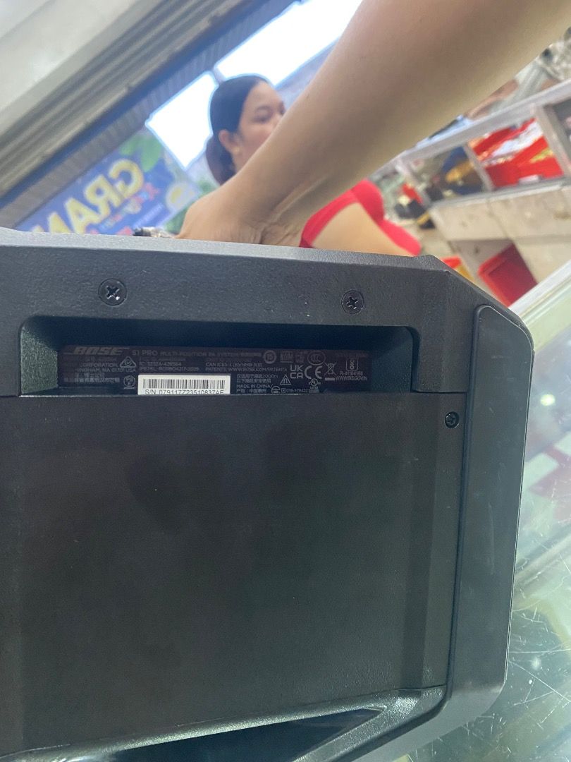 Bose S1 Pro (Category: Soundbars, Speakers & Amplifiers) located in Davao. Submitted by supp101 (Listing ID 1459272461, Image 3). Description: Selling my Bose S1 Pro Bought in Dubai. Occasionally used. .