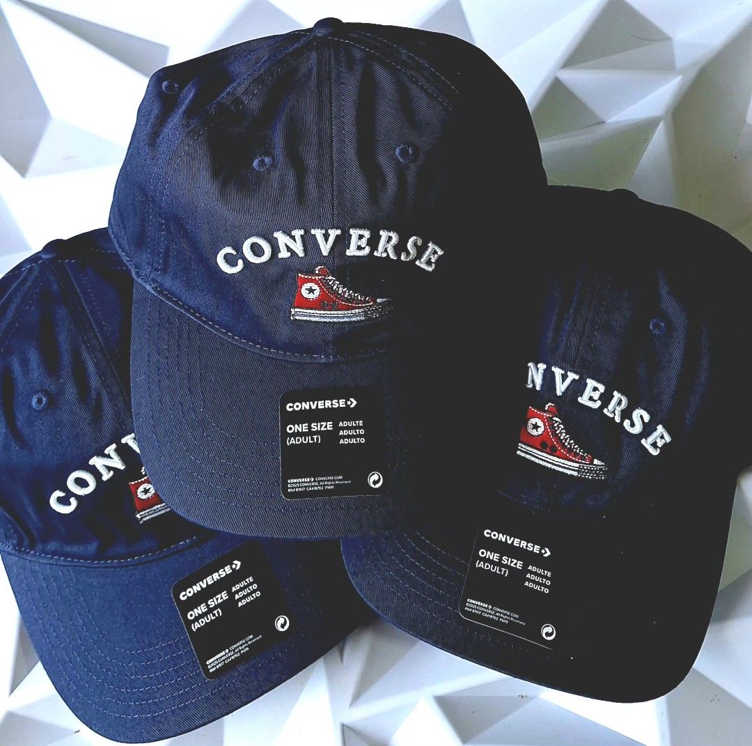 Brandnew Converse Cap Adjustable (Category: Hats & Beanies) located in Quezon City. Submitted by mbluxefindsbymaria-09396697492 (Listing ID 1459126257, Image 2). Description: 💓Onhand & Ready Lalamove‼️ 📍Location: Bayani Street Quezon City Near PUREGOLD QI. MUST HAVE‼️ WHAT YOU SEE IS WHAT YOU GET‼️ ❣️💋💥 🖇️ PLEASE NOTE 📝 ❌No cancellations of orders. ✅Payment first policy. 💸 ✅BPI payment only. 💳 ✅Strictly NO RESERVATIONS/RETURN/EXCHANGE/REF