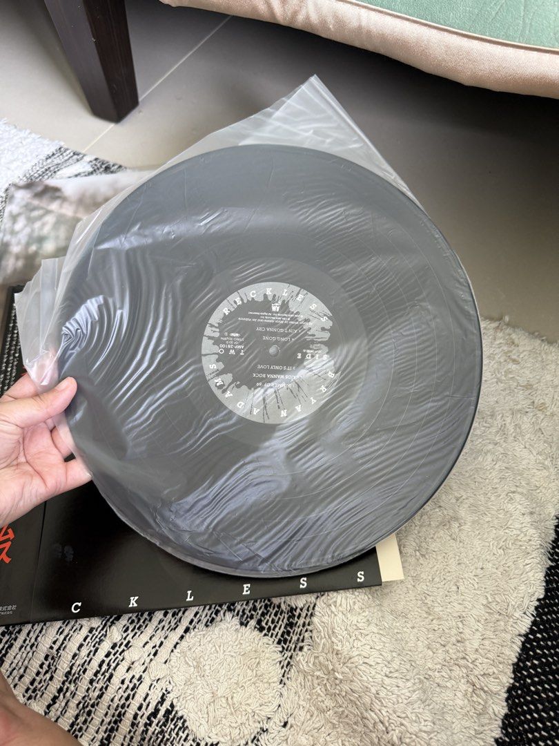 Bryan Adams Reckless Vinyl Record (Category: Vinyls) located in Lapu Lapu. Submitted by thegentleedit.ph (Listing ID 1459142282, Image 3). Description: - Bryan Adams Reckless vinyl record - Japanese pressing - Includes hits like "Summer of '69" and "Heaven" - Perfect addition to any music collection - Sold as is.