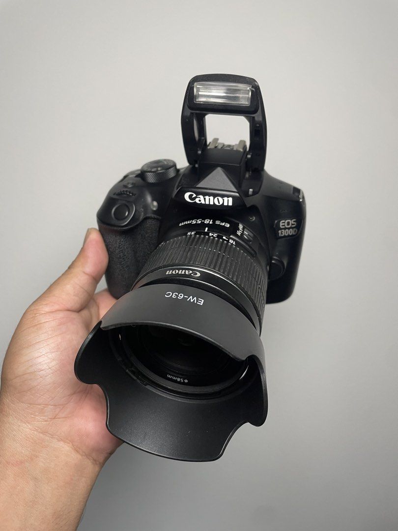 CANON EOS 1300D KIT LENS 18-55MM III (Category: Cameras) located in Antipolo. Submitted by pauldmabatid (Listing ID 1459213070, Image 3). Description: FOR SALE ONLY Selling for only 13,950PHP ✅ 18MP | WiFi Connect Camera ✅ Good for Photo, Video/Vlogging ✅ Good for Photo Journalism CANON EOS 1300D KIT LENS 18-55MM III - No Issues - No Vignette - No Major Dents/ No Scratches - No Dust/ No Fungus (See Photos) - AF/MF is Fully Working - Built in Flas