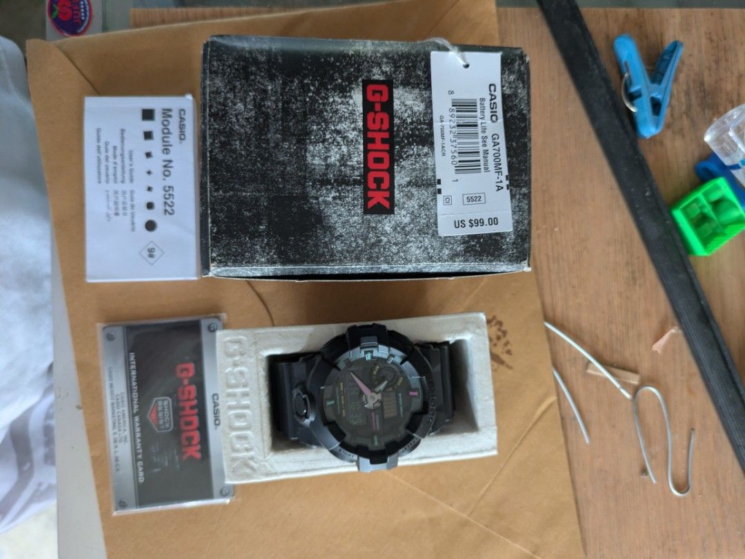 Casio G-Shock GA-700MF-1A (Category: Men's Watches) located in Angeles City. Submitted by renzyboypalaboy (Listing ID 1459106840, Image 2). Description: complete with box warranty card original Angeles pampanga location.