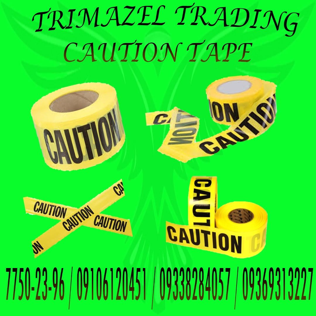 CAUTION TAPE (Category: Construction Tools & Equipment) located in Pasay City. Submitted by logan20lee (Listing ID 1459173912, Image 1). Description: ✅ Guaranteed lowest price ✅ Quality products ✅ Big discount for bulk orders ✅ 100% LEGIT TRUSTED SUPPLIER! ✅ With Complete Legal Documents ✅ BIR Registered We Supply All Kinds Of PPE Supplies, Raincoat, Hard Hat, Cooler Box, Plastic Trash Bin, Road Barriers, Kayak Boats, Crystal Kayak, Traffic Cone,