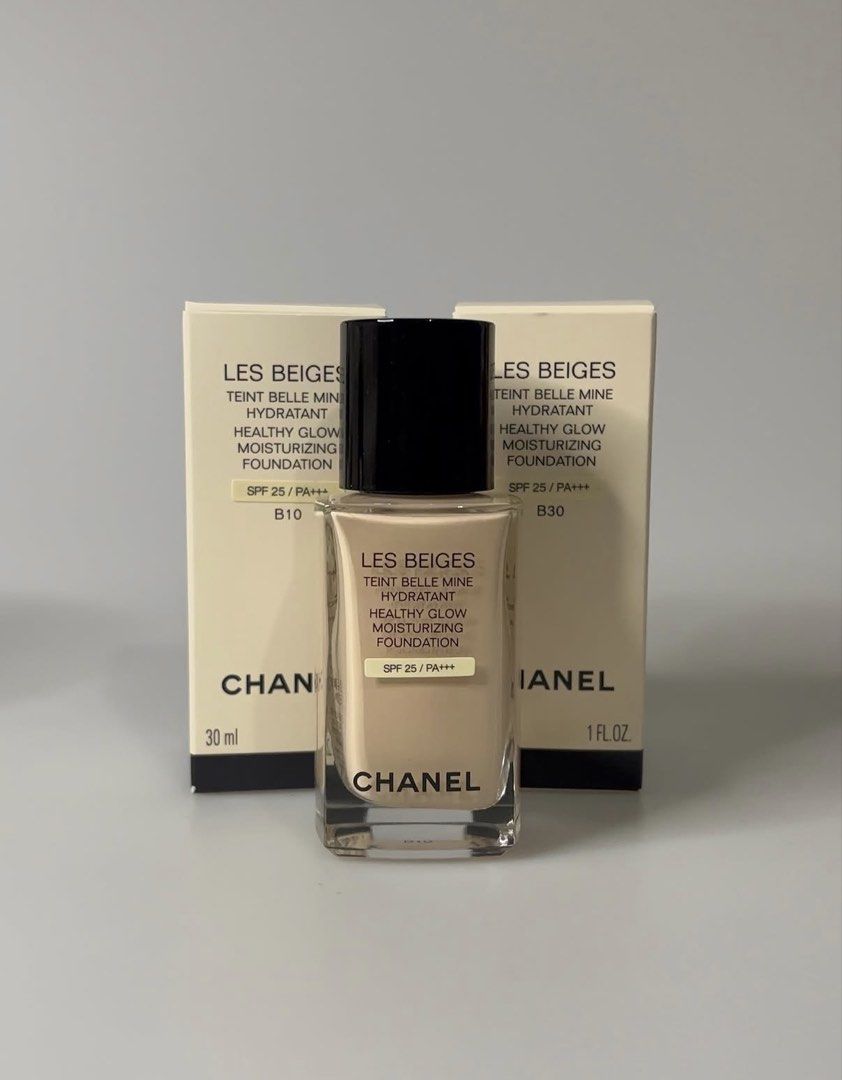 CHANEL Les Beiges Healthy Glow Foundation (Category: Makeup) located in Bulacan. Submitted by shopwithme_23 (Listing ID 1459140686, Image 1). Description: PRE-ORDER‼️ 1-2 weeks ETA from Korea 💯authentic (money back guaranteed if proven fake) •with box •with chanel paper bag SHADES: B00 BD01 B10 BR12 B20 BD21 BR22 B30 ₱4,100 onlyyy!!!.