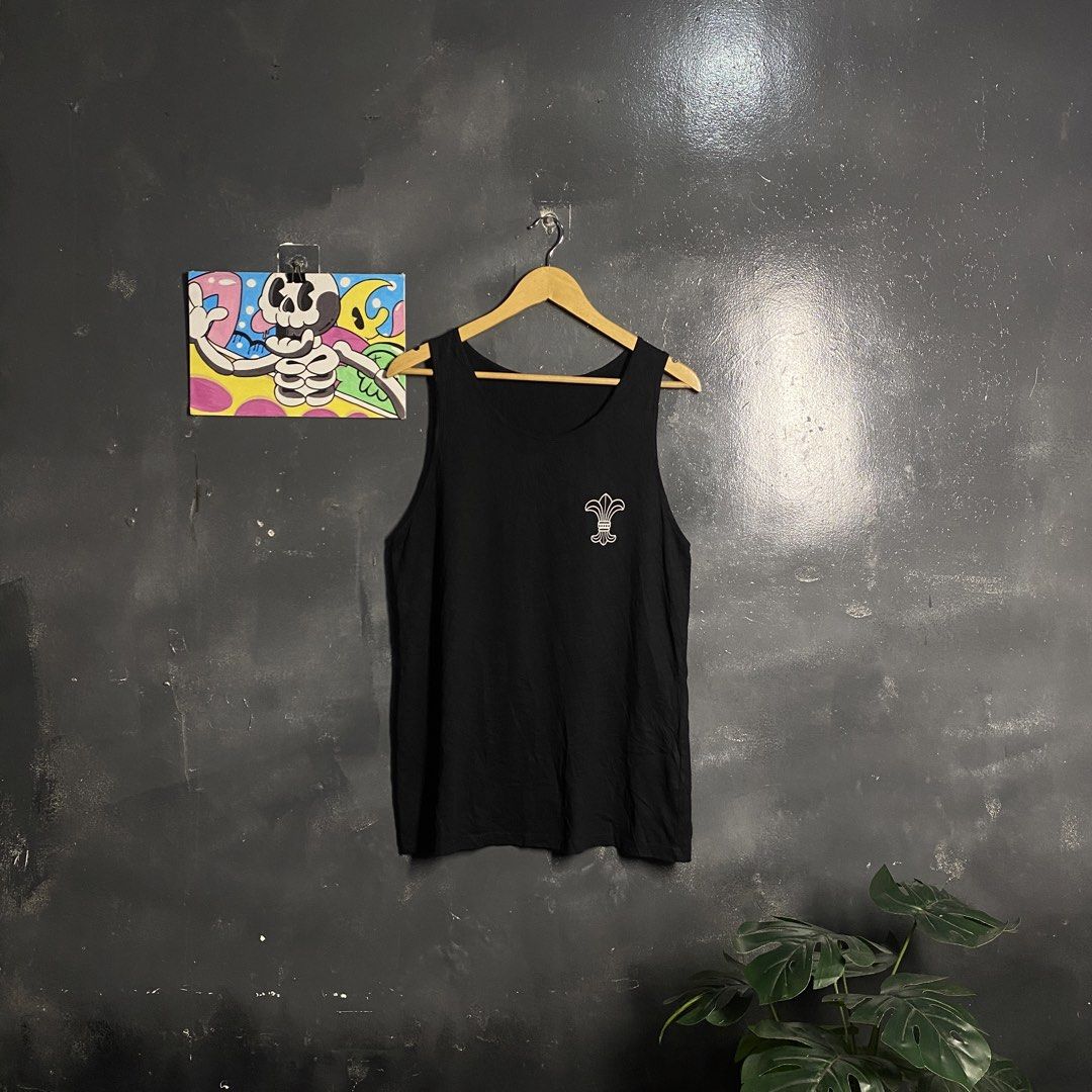 Chrome Hearts Tank Top (Category: Formal Shirts) located in Cebu City. Submitted by moisesthriftz (Listing ID 1459194342, Image 1). Description: CHROME HEARTS TANKTOP 20 WIDTH / 28 LENGTH NO ISSUE GOOD AS NEW OFF ONLY! SIZE MEDIUM 350 🏷️.