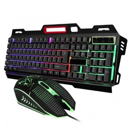 CMK-198 Gaming Rainbow Backlit LED Keyboard Mouse Bundle (Category: Computer Keyboard) located in Paranaque City. Submitted by pilipinashop (Listing ID 1459173752, Image 1). Description: brand new USB backlit gaming keyboard for gaming and working. 7 Adjustable LED backlit keyboard and colorful backlit mouse combo Non-slip design for good performance and comfort 104 keys, 19 keys non-conflict, removable keycaps, strengthened space key Plug and pl