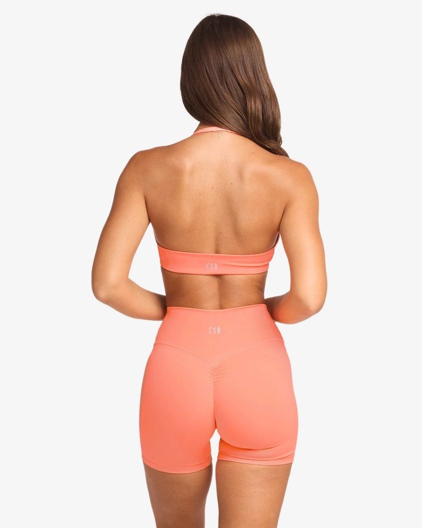 CSB Serenity Guava Set (Category: Activewear) located in Manila. Submitted by dianadebelen (Listing ID 1459106776, Image 2). Description: OLIVIA MAY Collection •Serenity Clara Crop A CSB classic re-designed with underbust support! Introducing Clara with an inbuilt hem elastic, allowing you to flaunt this contouring, feminine gathered design, whilst feeling secure in all the right places - Contouring front gather design - Inbuilt underbust elastic