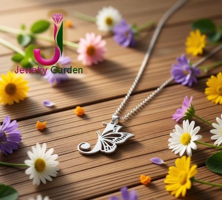 CUSTOM SILVER BUTTERFLY INITIAL NECKLACE ('J') (Category: Rings) located in Manila. Submitted by jewelrygardens (Listing ID 1459110627, Image 3). Description: Elevate your look with this stunning, personalized jewelry piece! Featuring a stylish silver butterfly pendant customized with a 'J' initial, it is perfect for everyday wear or special events. 🦋💎 Features: Customizable: Features the 'J' initial (message us to request other letters). Compl