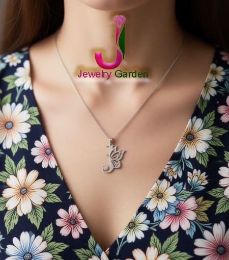 CUSTOM SILVER BUTTERFLY INITIAL NECKLACE ('J') (Category: Rings) located in Manila. Submitted by jewelrygardens (Listing ID 1459110627, Image 2). Description: Elevate your look with this stunning, personalized jewelry piece! Featuring a stylish silver butterfly pendant customized with a 'J' initial, it is perfect for everyday wear or special events. 🦋💎 Features: Customizable: Features the 'J' initial (message us to request other letters). Compl