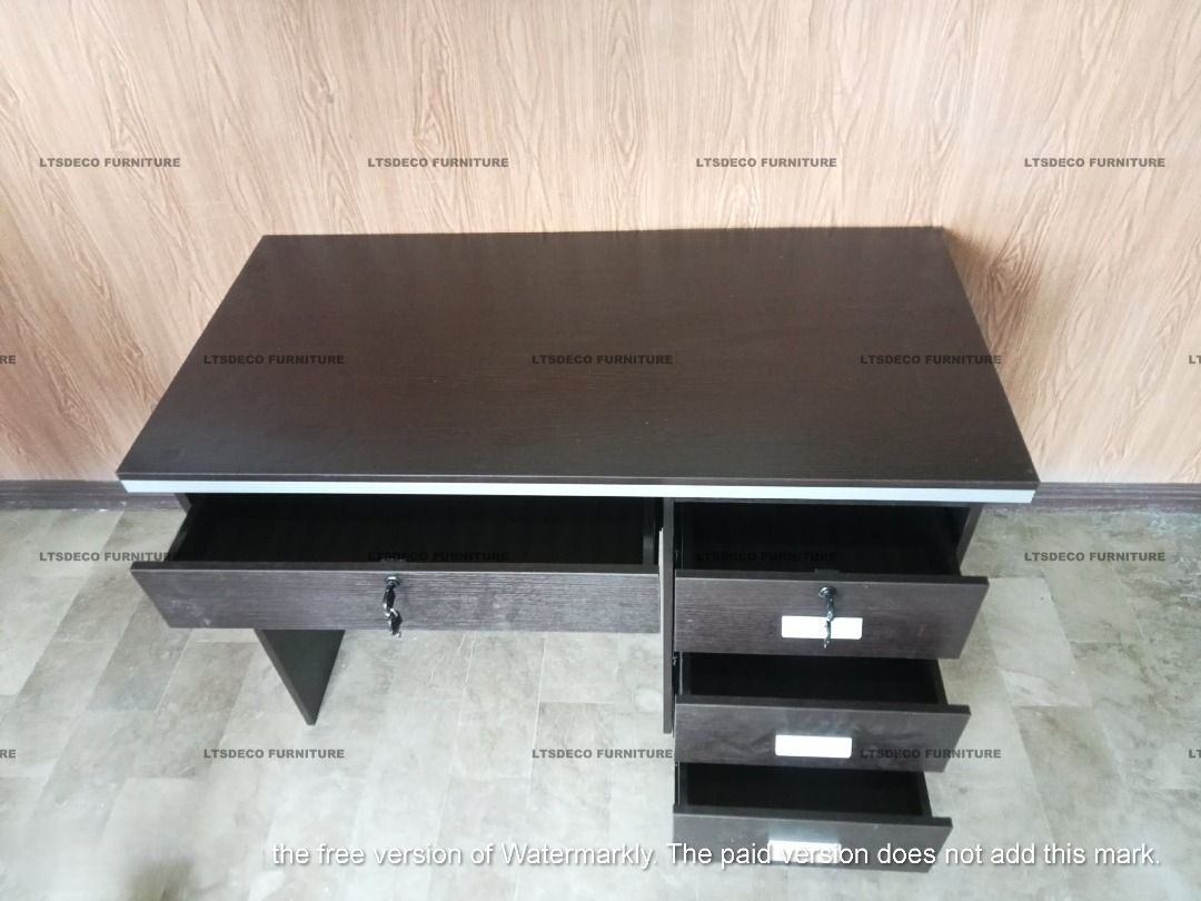 Dark Brown Office Desk with Drawers and Lock (Category: Office Furniture & Fixtures) located in Paranaque City. Submitted by alexa_ltsdeco (Listing ID 1459144119, Image 2). Description: For inquiry, Quotation, estimate and orders please call us for faster transaction or kindly send your floor plan layout via email: Look for Ms. Anne -Sale's Executive- 📞 V I B E R NUMBER - 09318363986 📩 Email: roxanne25.ltsdecofurniture(at)gmail.com 🌐 VISIT MY 