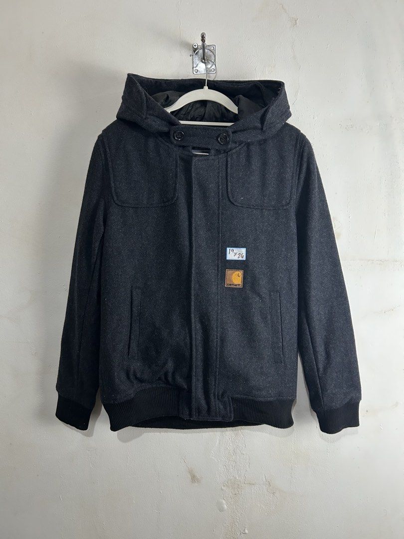 Dark Grey Hooded Duffle Coat (Category: Coats, Jackets and Outerwear) located in Mandaluyong City. Submitted by 0lg2026 (Listing ID 1459279228, Image 1). Description: - Dark grey duffle coat - Features a hood - Ribbed cuffs and hem for extra warmth - Looks warm and comfortable - Ideal for cooler weather - Versatile for styling with jeans or trousers - A great outerwear staple.